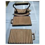 Antique Crimping/Fluting Plates