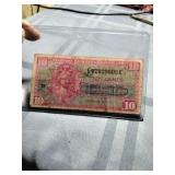Korean War Military Payment Certificate 10 Cents