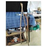 Natural Wood Rustic Walking Sticks.