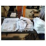 Vtg Lace Doilies and Table Runners.