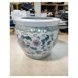 Porcelain Fishbowl Planter