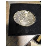 NRA Endowment Member Brass Belt Buckle