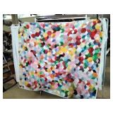 Multi Colored Cube Quilt Queen