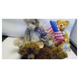 3 collectible bears