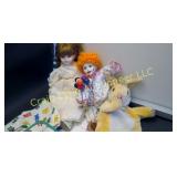 box lot dolls +