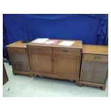 Vtg Entertainment Center 3pcs