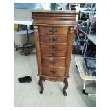 Wooden Jewelry Armoire