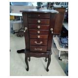 Wooden Jewelry Armoire