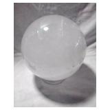 Natural White Quartz Polished Sphere