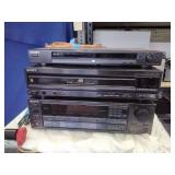 Sony Sound Trio 3 pc lot
