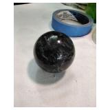 Natural Astrophyllite W/Garnet Sphere
