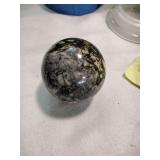 Polished Black Opal Sphere 2'