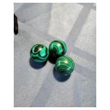 Malachite Spheres (3)