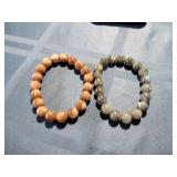 Sunstone and Labradorite Bracelets