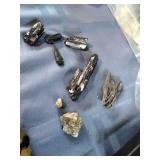 Pyrite,  Black Tourmaline  & Black Kyanite