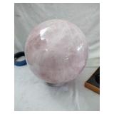 Rose Quartz Sphere 37 pounds