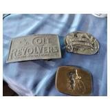 Brass and Pewter Belt Buckles
