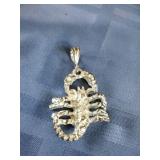 Hand Crafted Scorpion Pendant