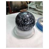 Polished Idigo Gabbro Sphere 3'