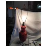 Red Aladdin Alacite Electric Table Lamp