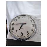 Sunbeam Round Metal Wall Clock.