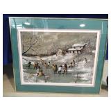 Robert Fabe "First Frost" Lithograph