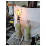 Pair of Aladdin Lily of the Valley Lamps