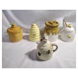 Honey Jars set of 5