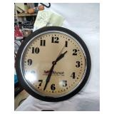 Hammond Postal Telegraph Round Wall Clock