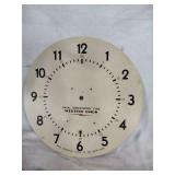 Western Union Naval Observatory Clock Face.