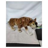 Royal Dux Porcelain Stalking Tiger Figure
