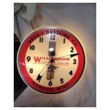 Williamson Heating and Cooling Lighted Clock