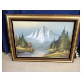 Oil on Cavas Framed Landscape