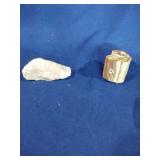 Pink Quartz and Petrified Wood Samples