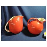 Pair of Hall Vtg Water Pitchers