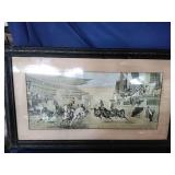 Vtg Wagner Print The Chariot Race
