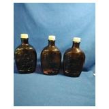 3 Signature Log Cabin Syrup Bottles