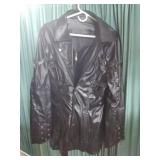 Ladies Light Leather Jacket, Medium.