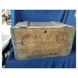 Vtg Oshkosh Brewing Co. Wood Crate