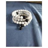 Howlite Coil Bracelet