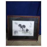 Hunting Dogs Framed Print Nigel Hemming