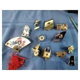 Vintage Lions Club Member and Travel Pins