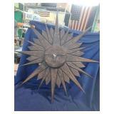 Wood Sunburst Wall Decor
