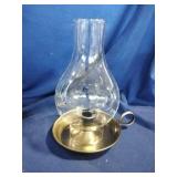 Princess House Crystal Metal Candle Holder