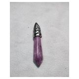 Amethyst Hexagon Pendant