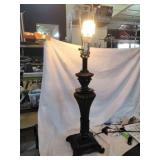 Traditional Style Wood Table Lamp