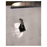 Asymmetrical Blue Lapis Stone Pendant
