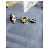 3 Ladies Cocktail Rings