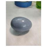 Angelite Stone Egg 2.5" long