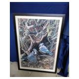 "Blue Jays" signed Lithograph